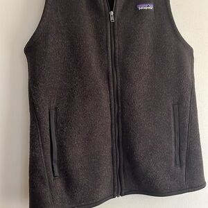 Patagonia vest piling on front